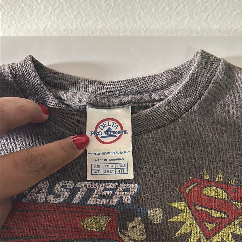 Delta Pro Weight Superman Toddler Shirt